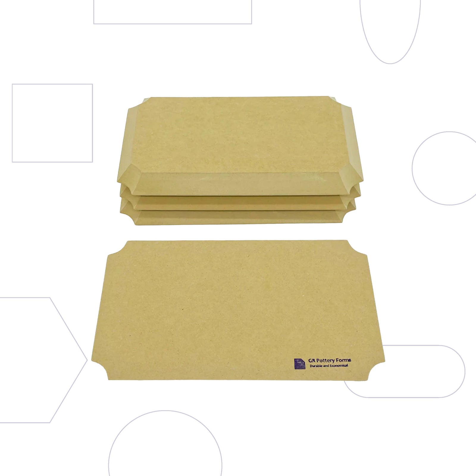 OG Plaque Rectangle - 6.5x11.5" (4 Pack)