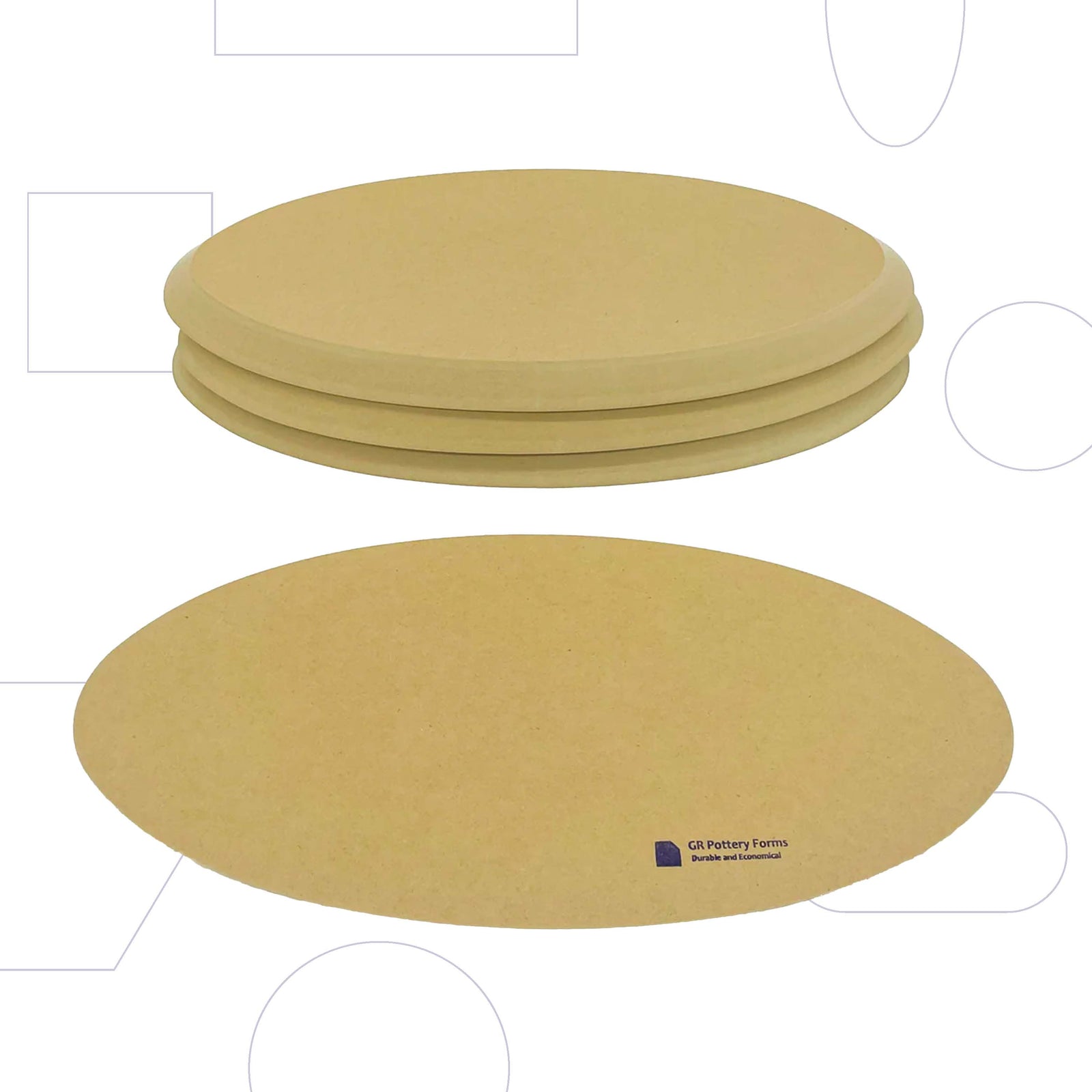 OG Oval - 7.5x16.5" (4 Pack)