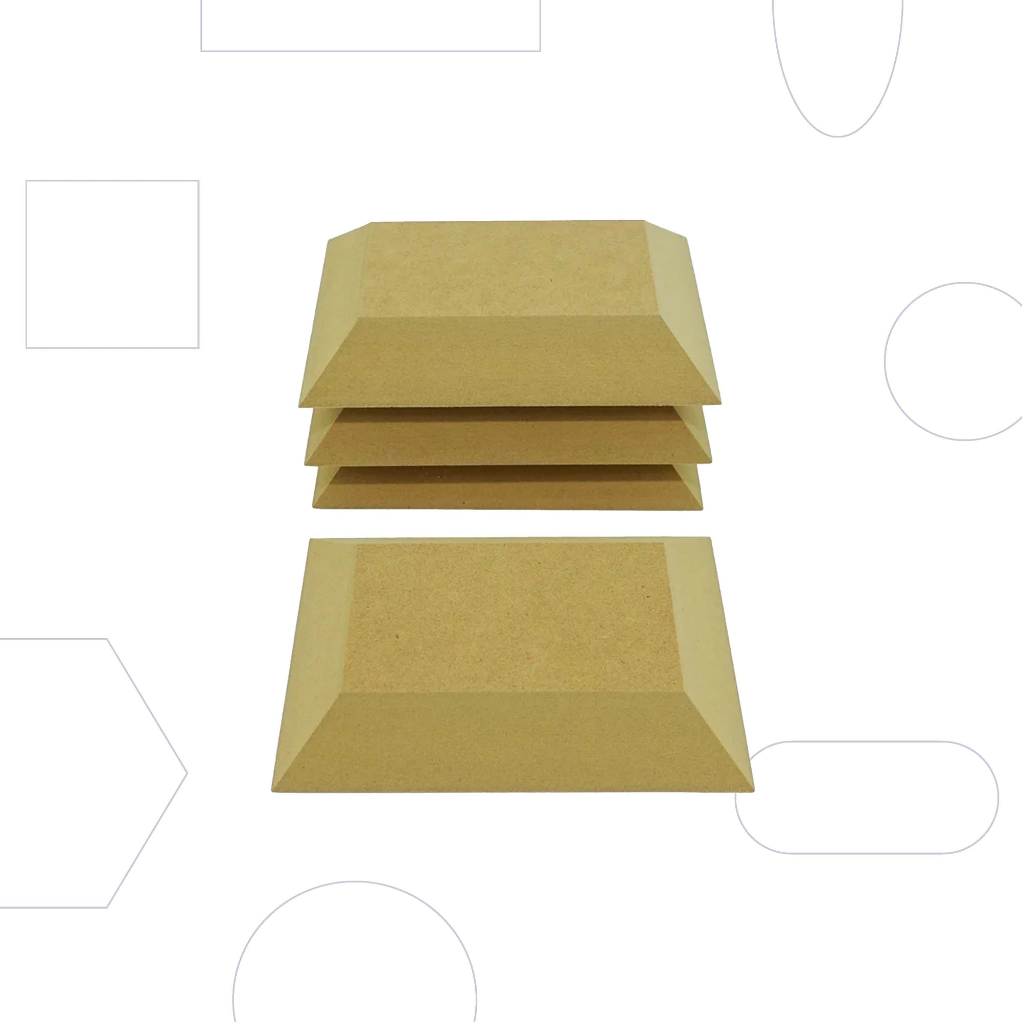 OG Rectangle - 5x3.5" (4 Pack)