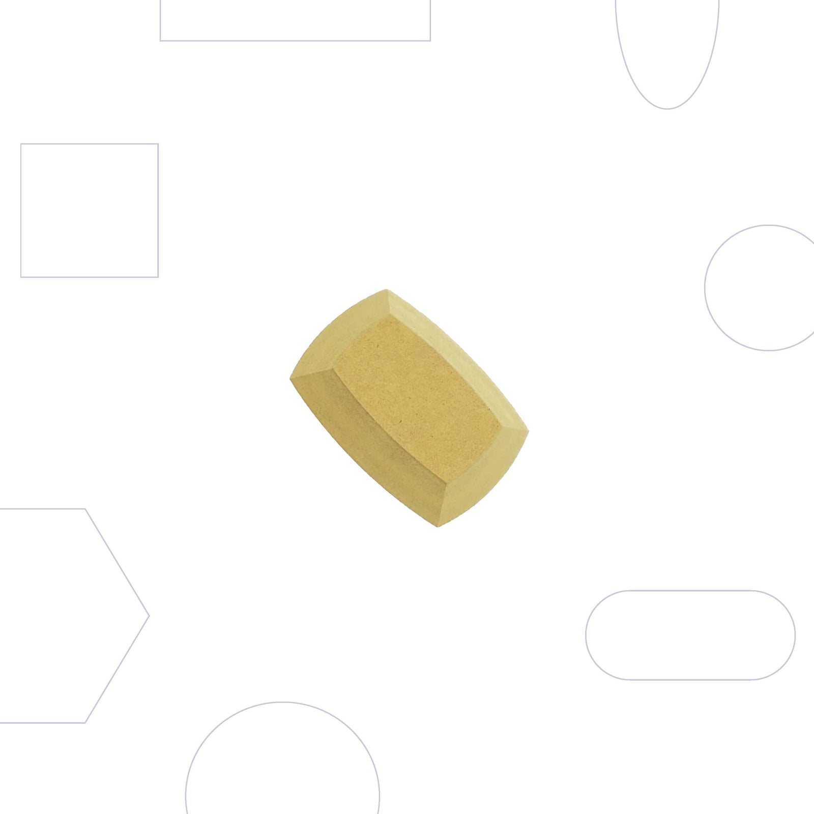 OG Spherical Rectangle - 3.5x5"