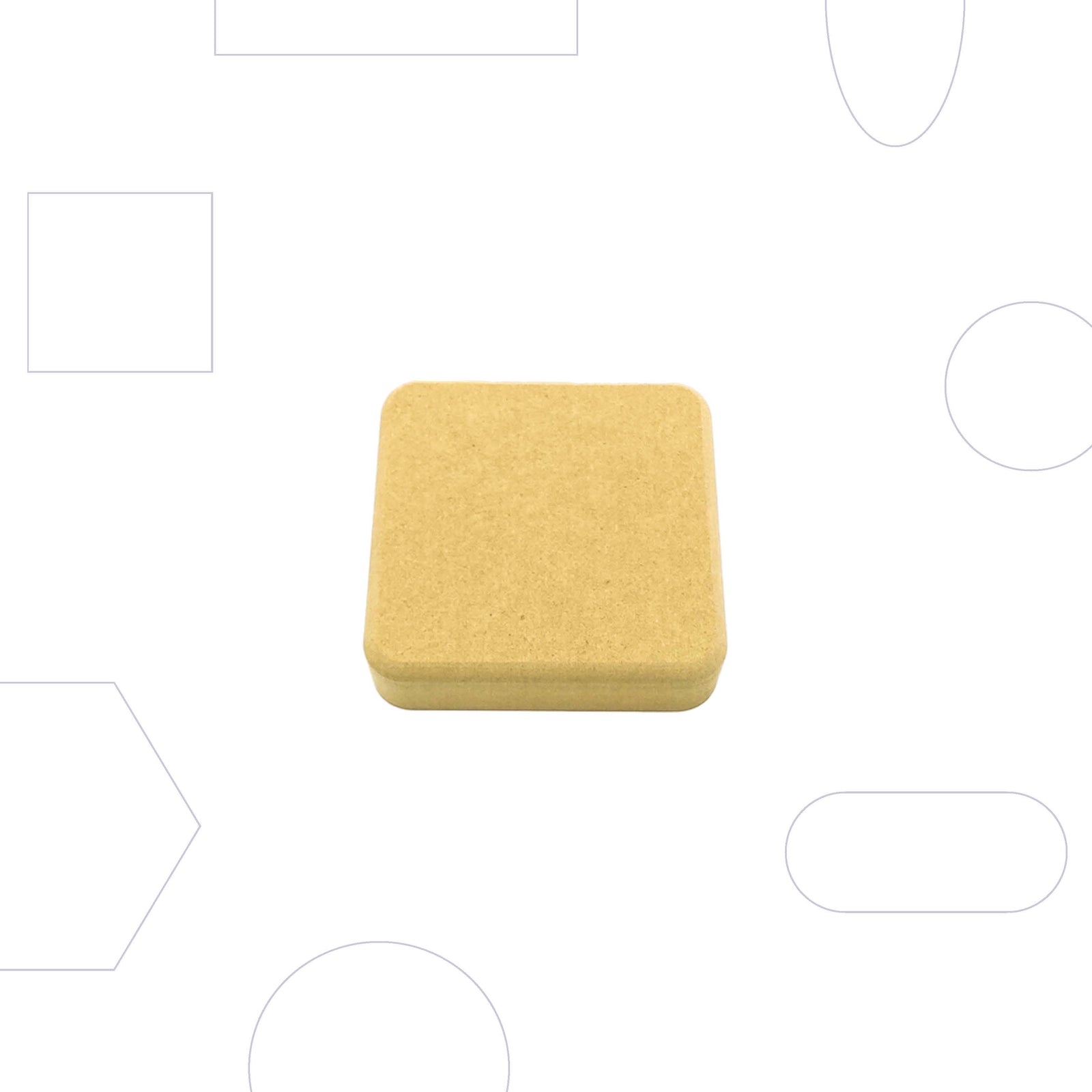 Wallie Square - 4"