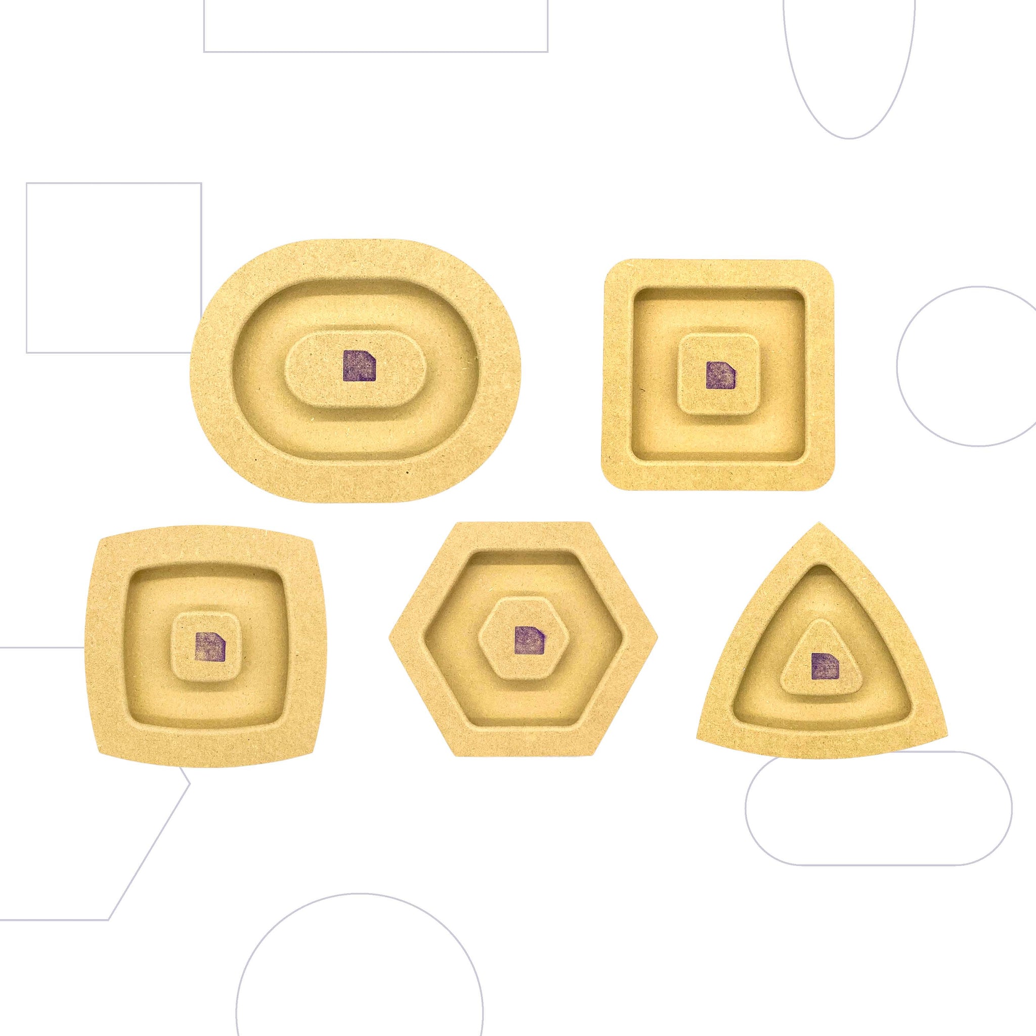 Wallie Starter Pack - 4" Forms (5)