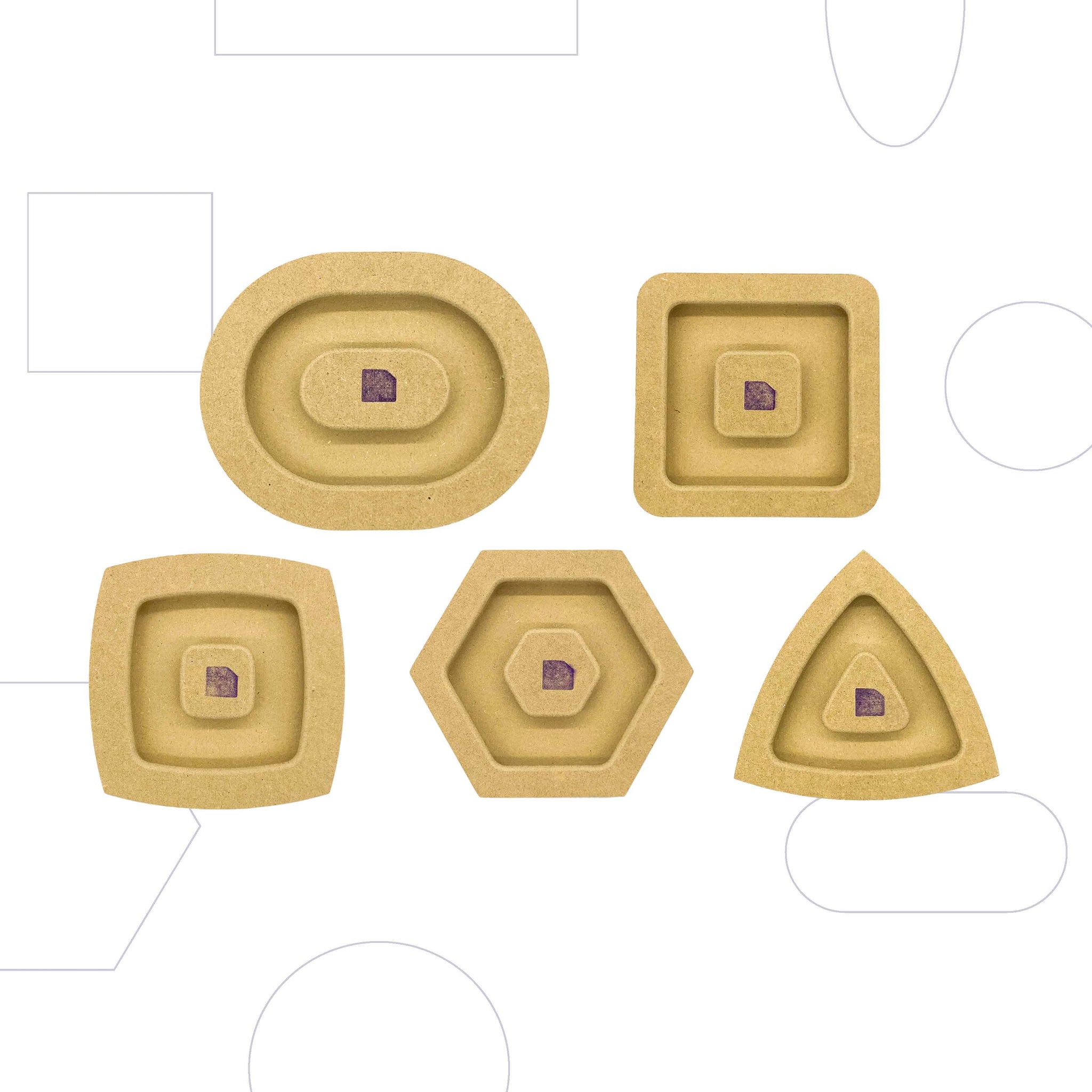 Wallie Starter Pack - 4" Forms (5)