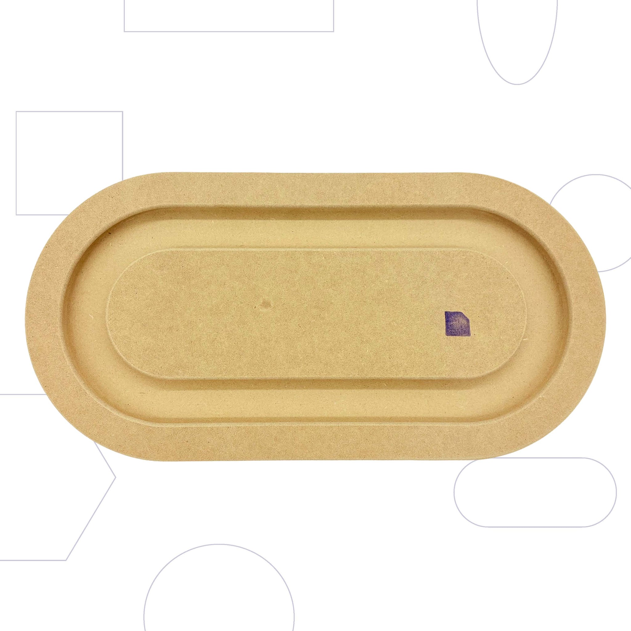 Wallie Rounded Rectangle - 6x12”