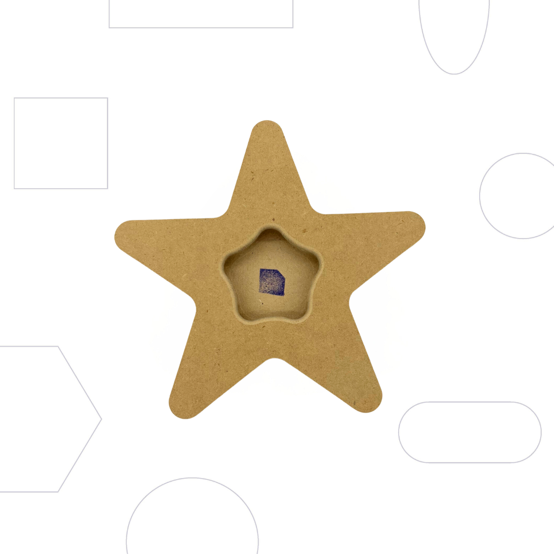 Wallie 5 Point Star - 6"