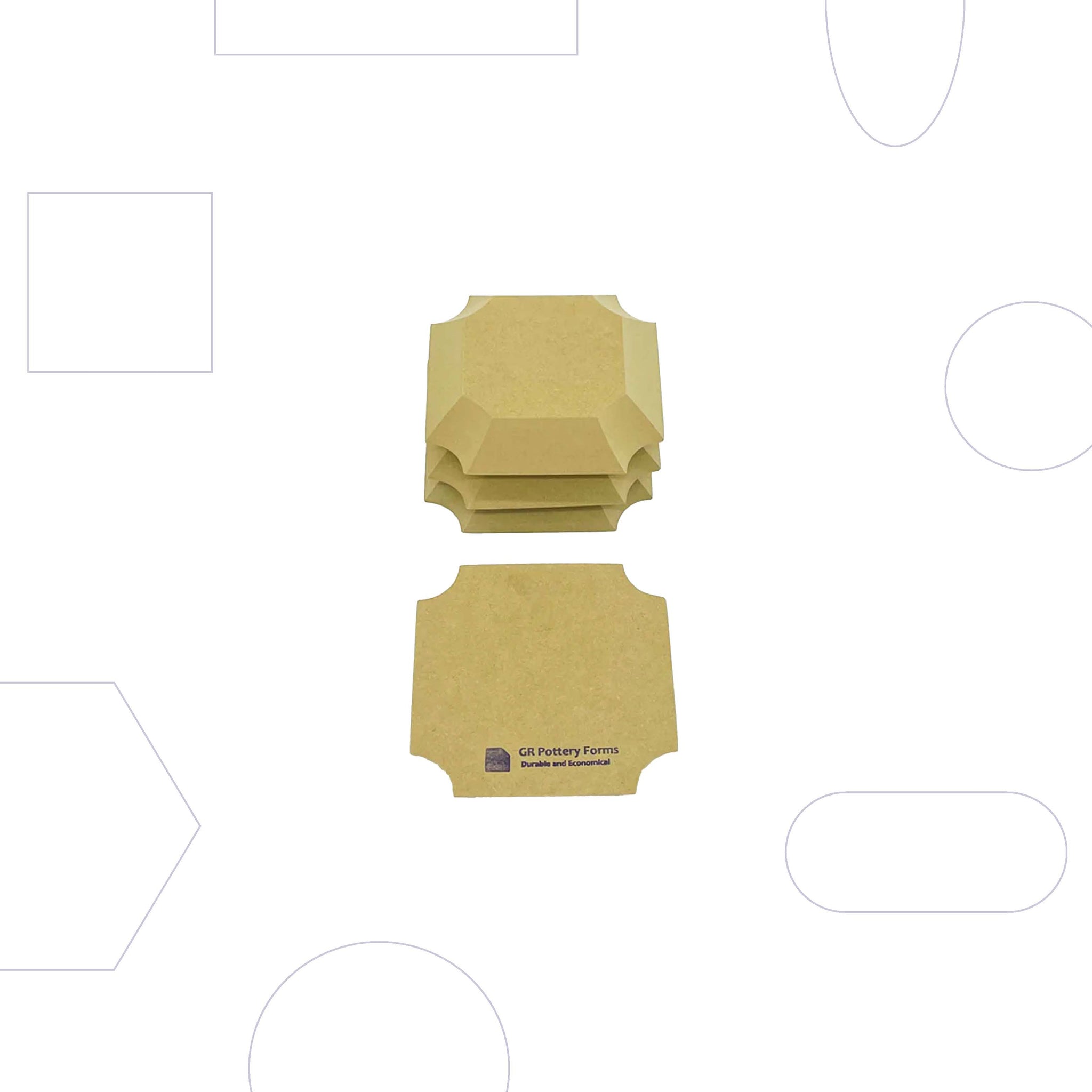 OG Plaque Square - 4.5" (4 Pack)