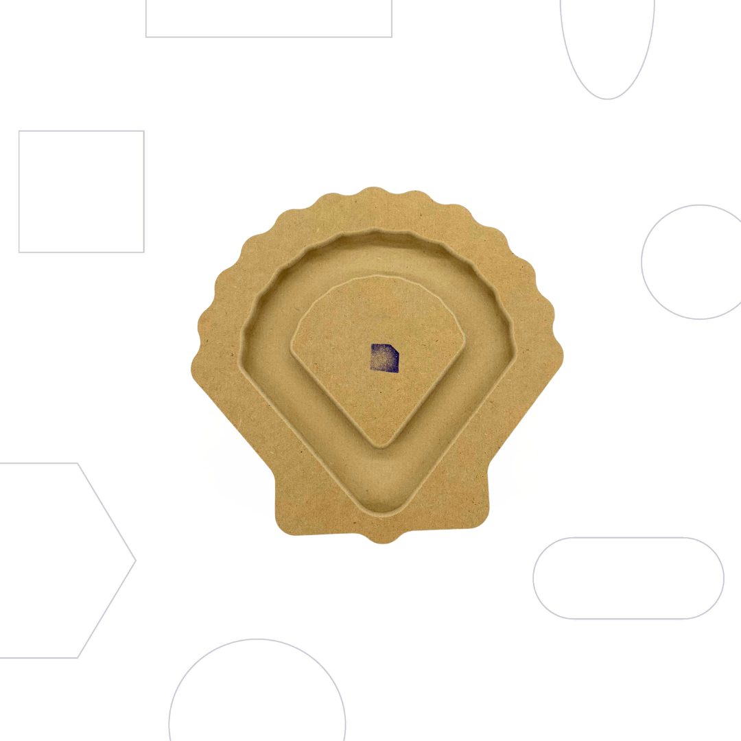 Wallie Scalloped Shell - 6"