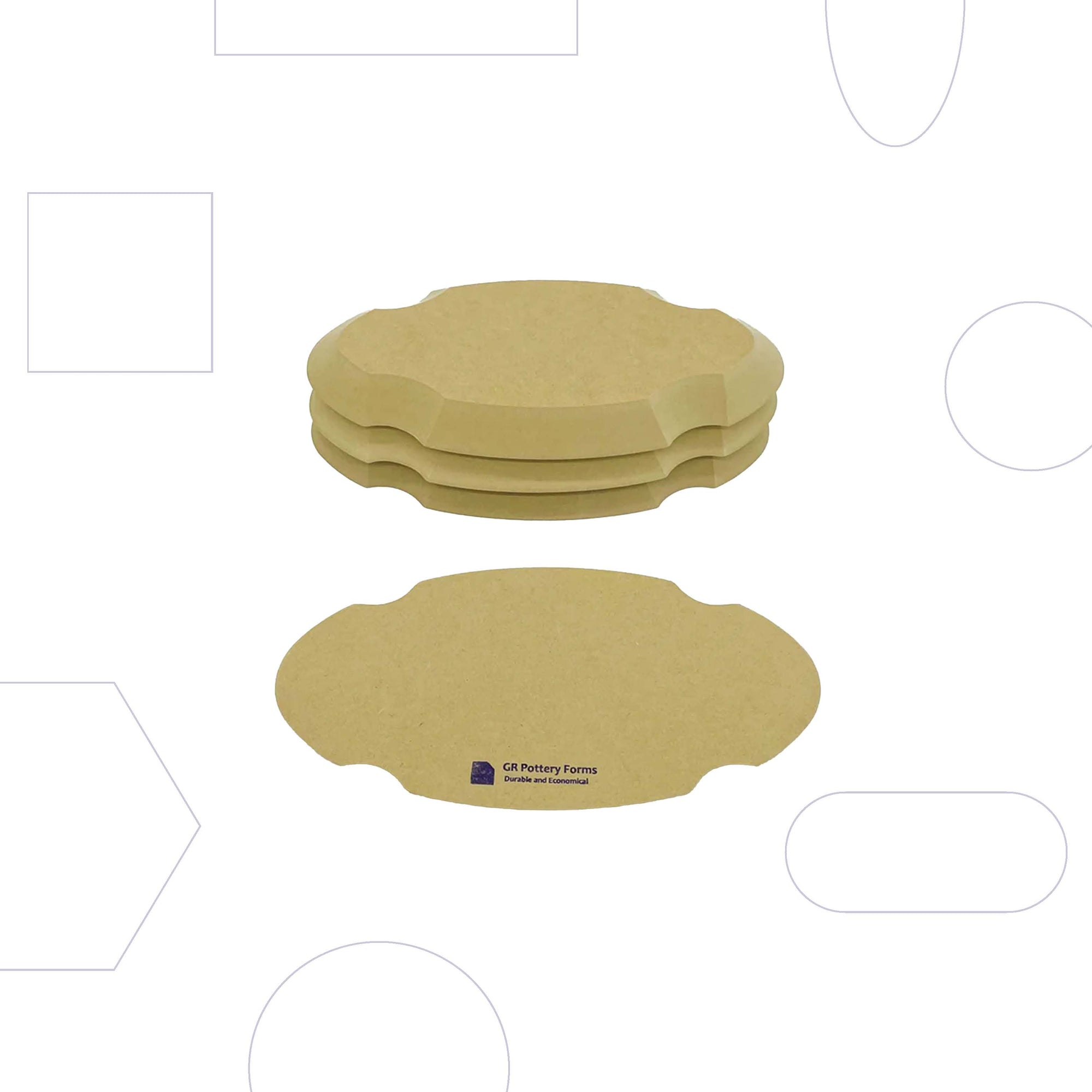 OG Plaque Oval - 5x10" (4 Pack)