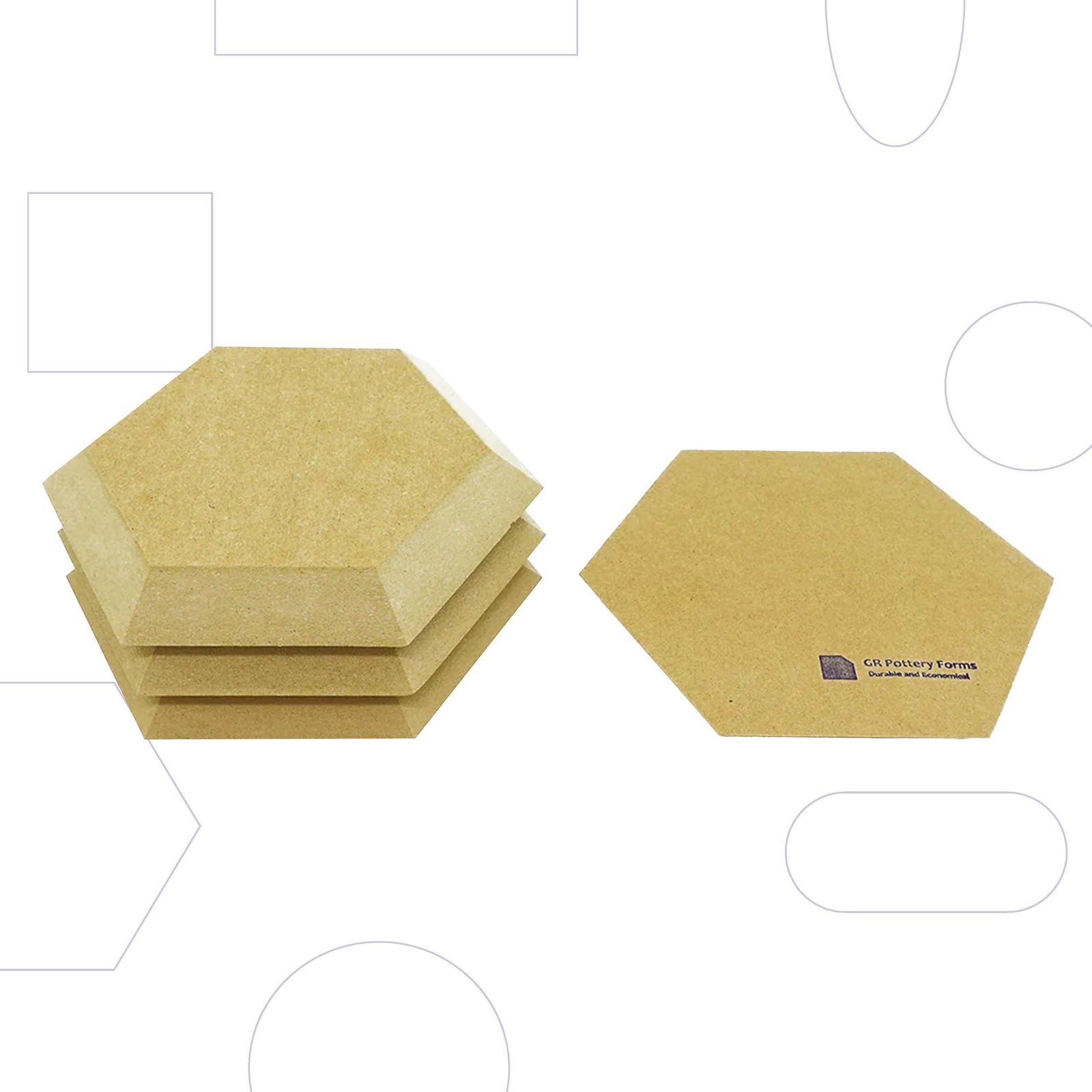 OG Hexagon - 6.5" (4 Pack)