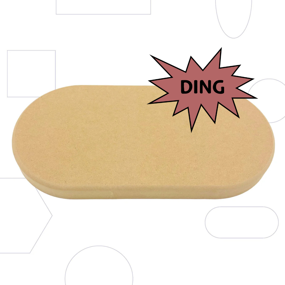 Seconds: Wallie Rounded Rectangle 6x12"