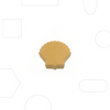 Wallie Scalloped Shell - 4"