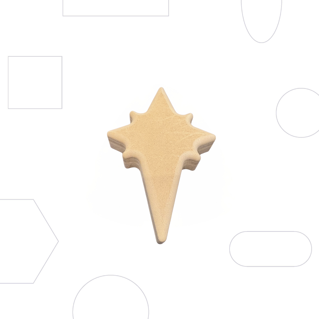 Wallie 8 Point Shooting Star - 4x6"