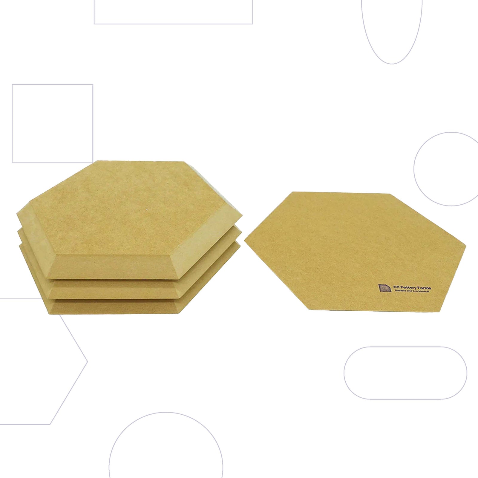 OG Hexagon - 8" (4 Pack)