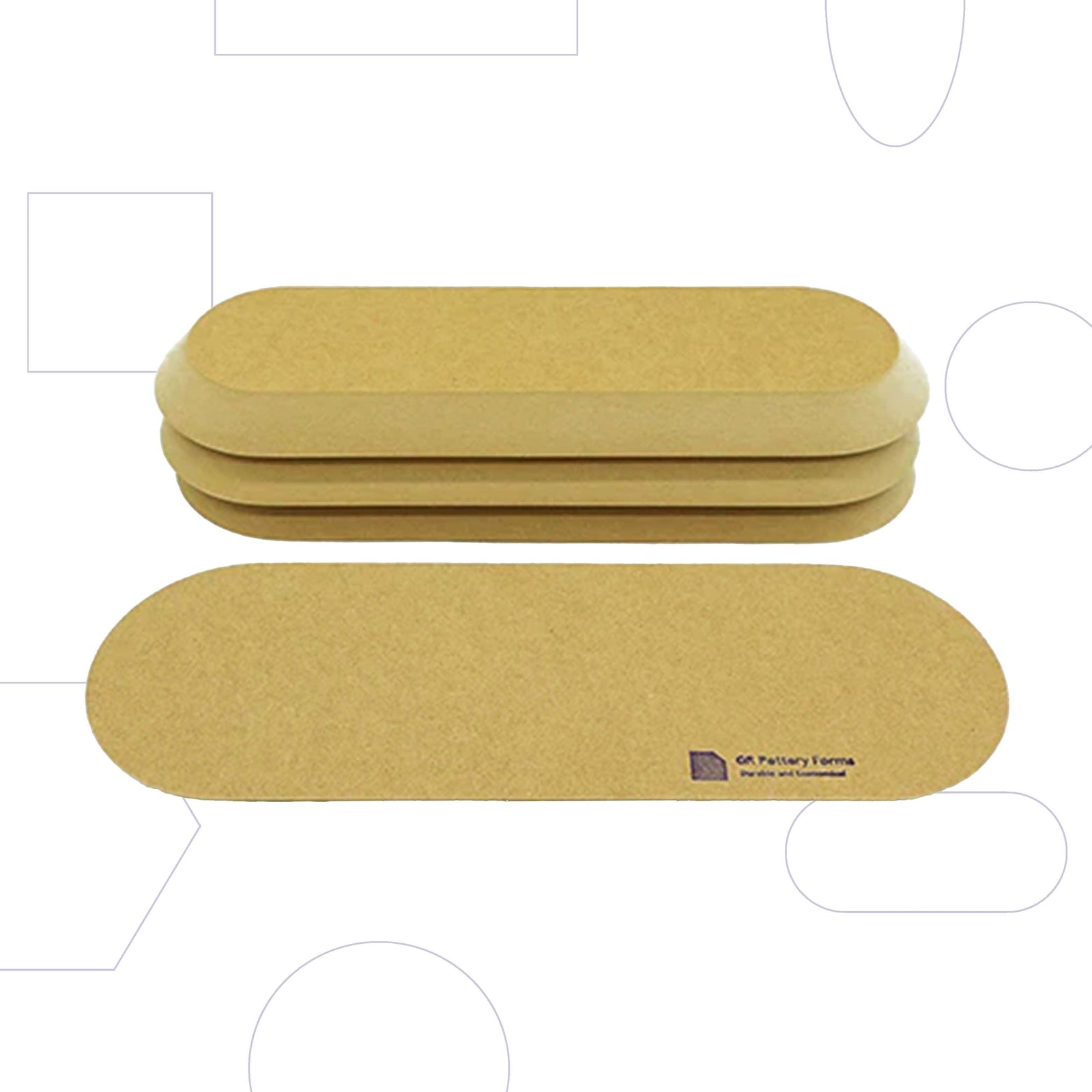 OG Rounded Rectangle - 6x15" (4 Pack)