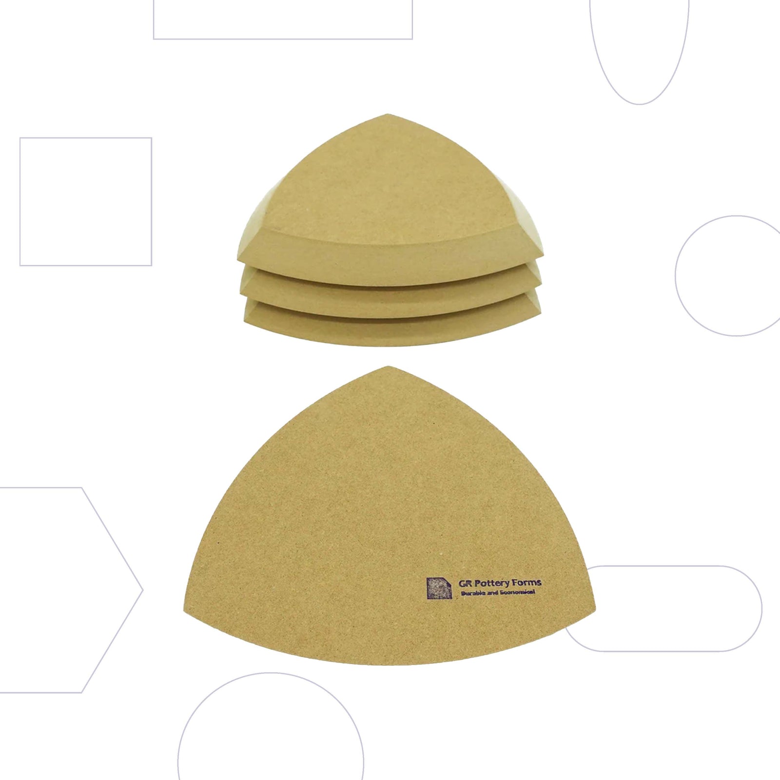 OG Spherical Triangle - 8" (4 Pack)