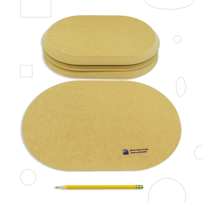 Rounded Rectangle - 10.5x15.5" (4 Pack)