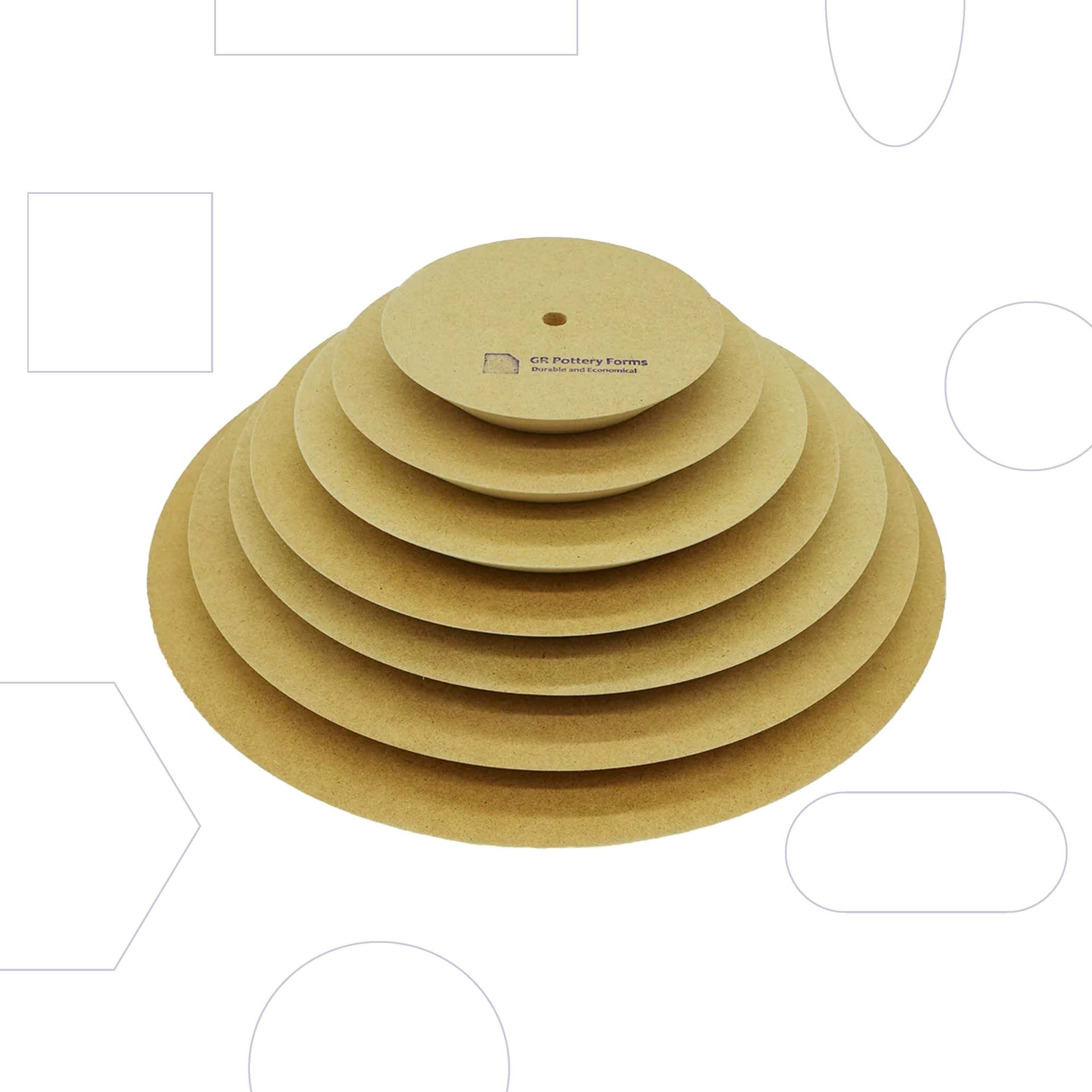 OG Round Stack Pack (5 Piece) – GR Pottery Forms