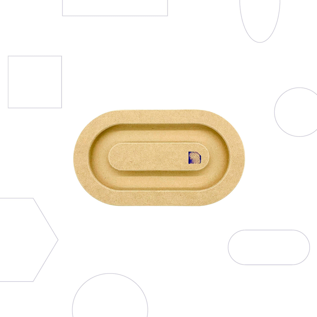 4x3 Rounded Wallie Rounded Rectangle - 4x7