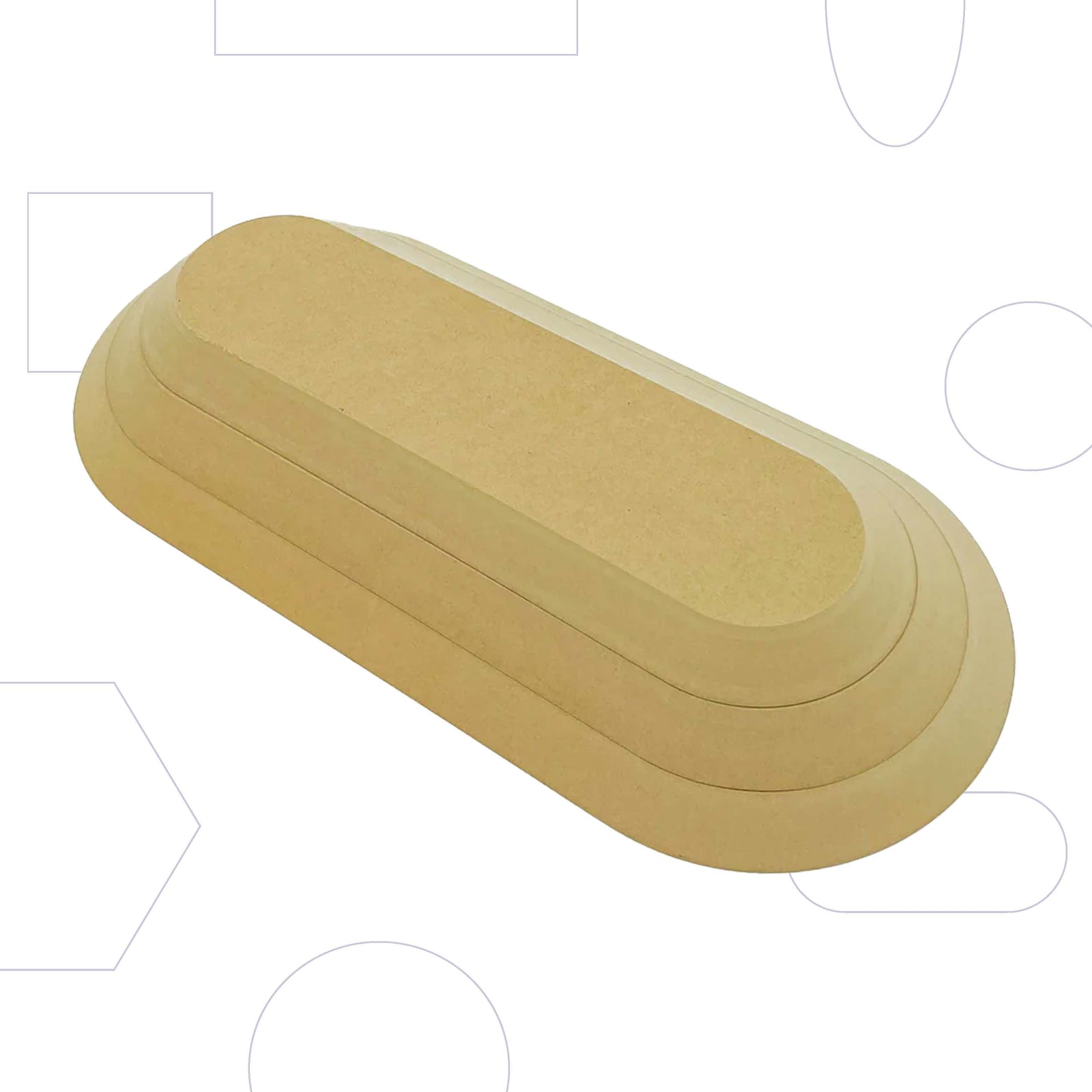 OG Rounded Rectangle Stack Pack (3 Piece)