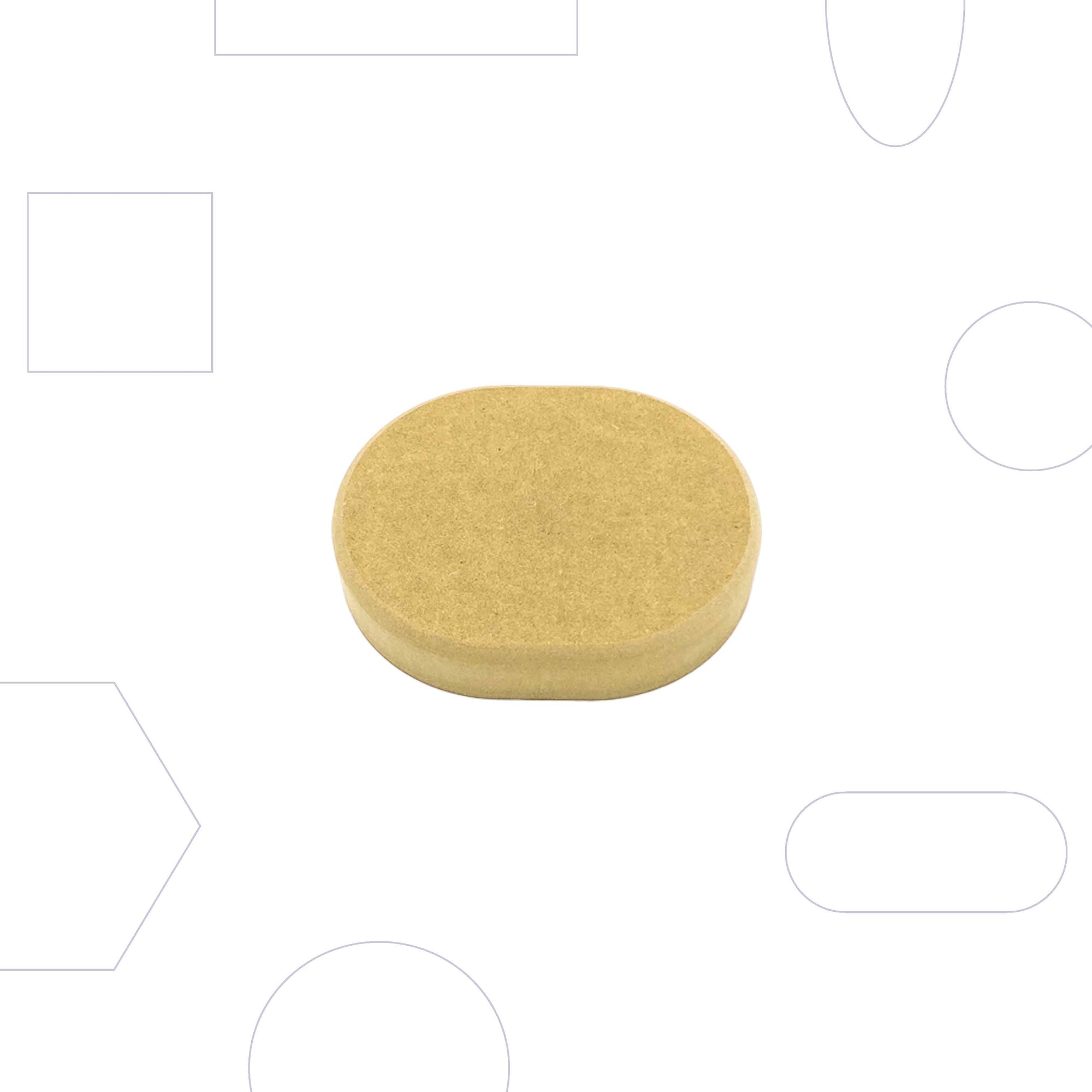 Wallie Rounded Rectangle - 5x4"