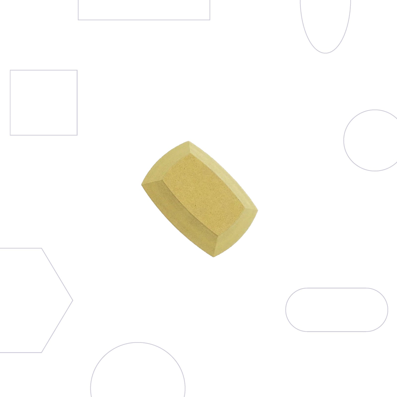 OG Spherical Rectangle - 3.5x5"