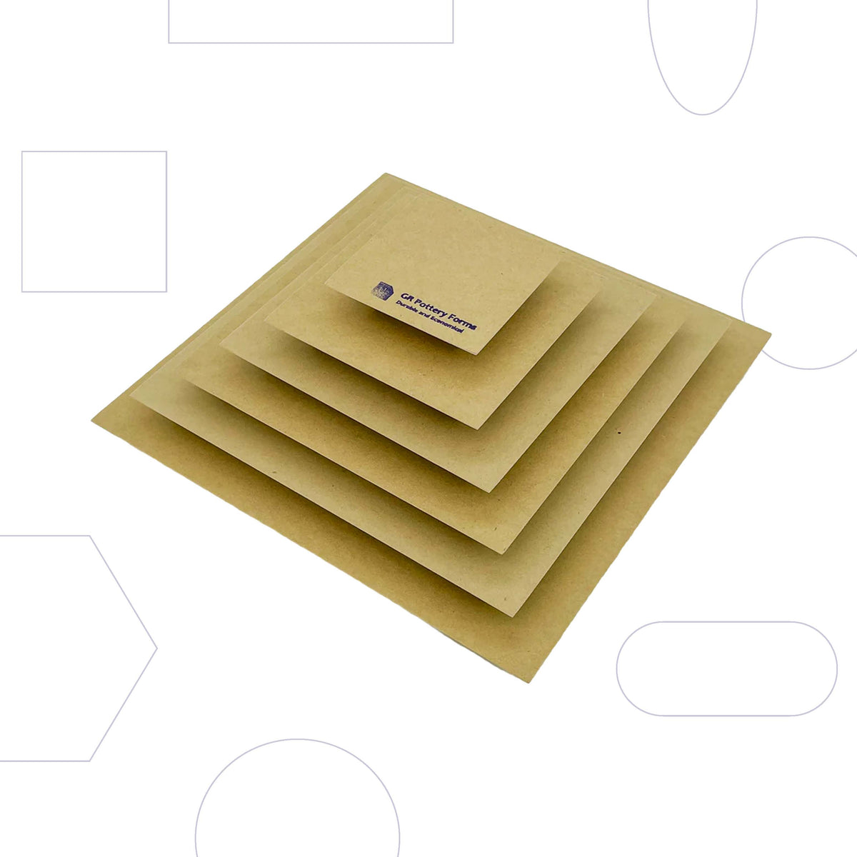 Square Stack Lay OG Square Stack Pack (6 Piece) – GR Pottery Forms