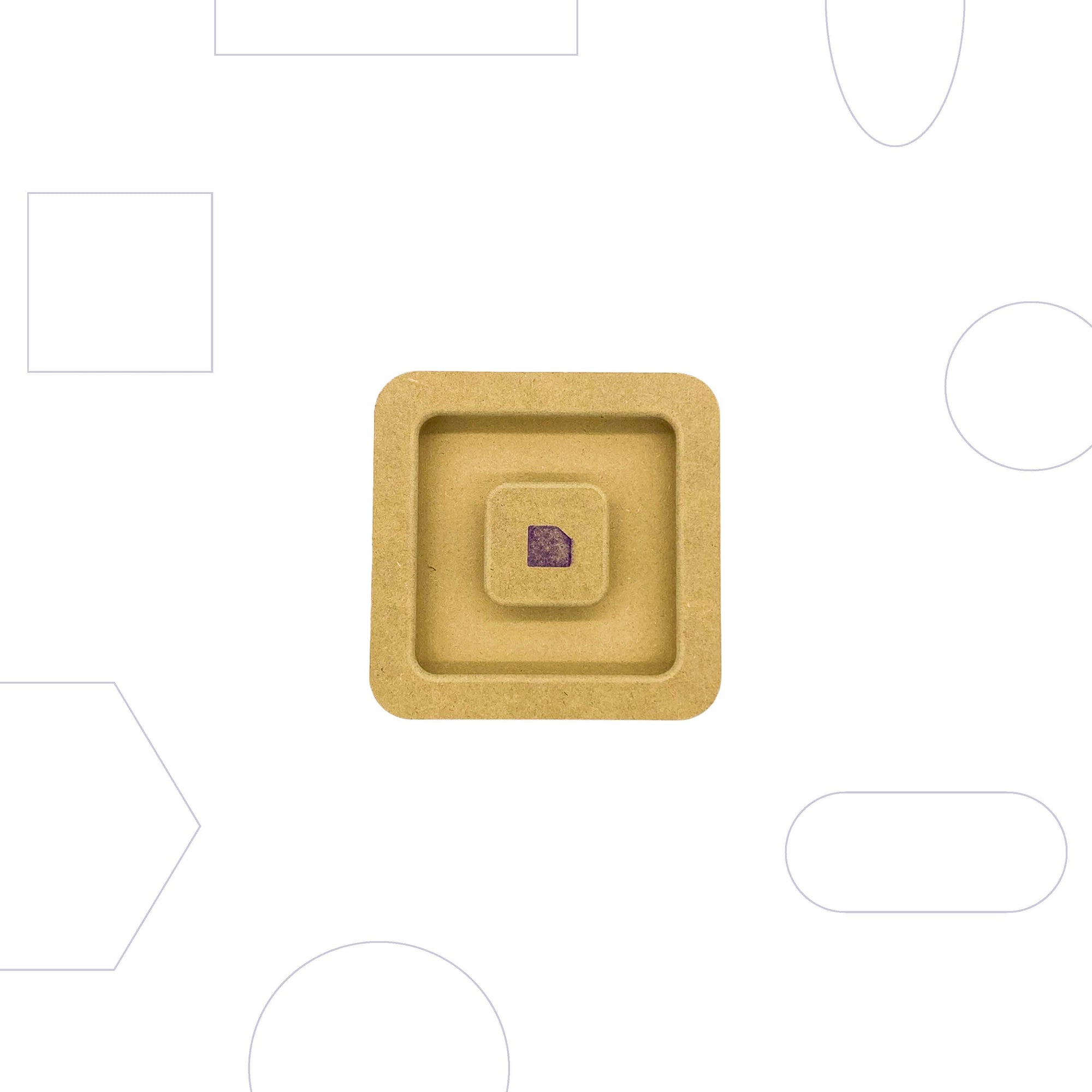 Wallie Square - 4"