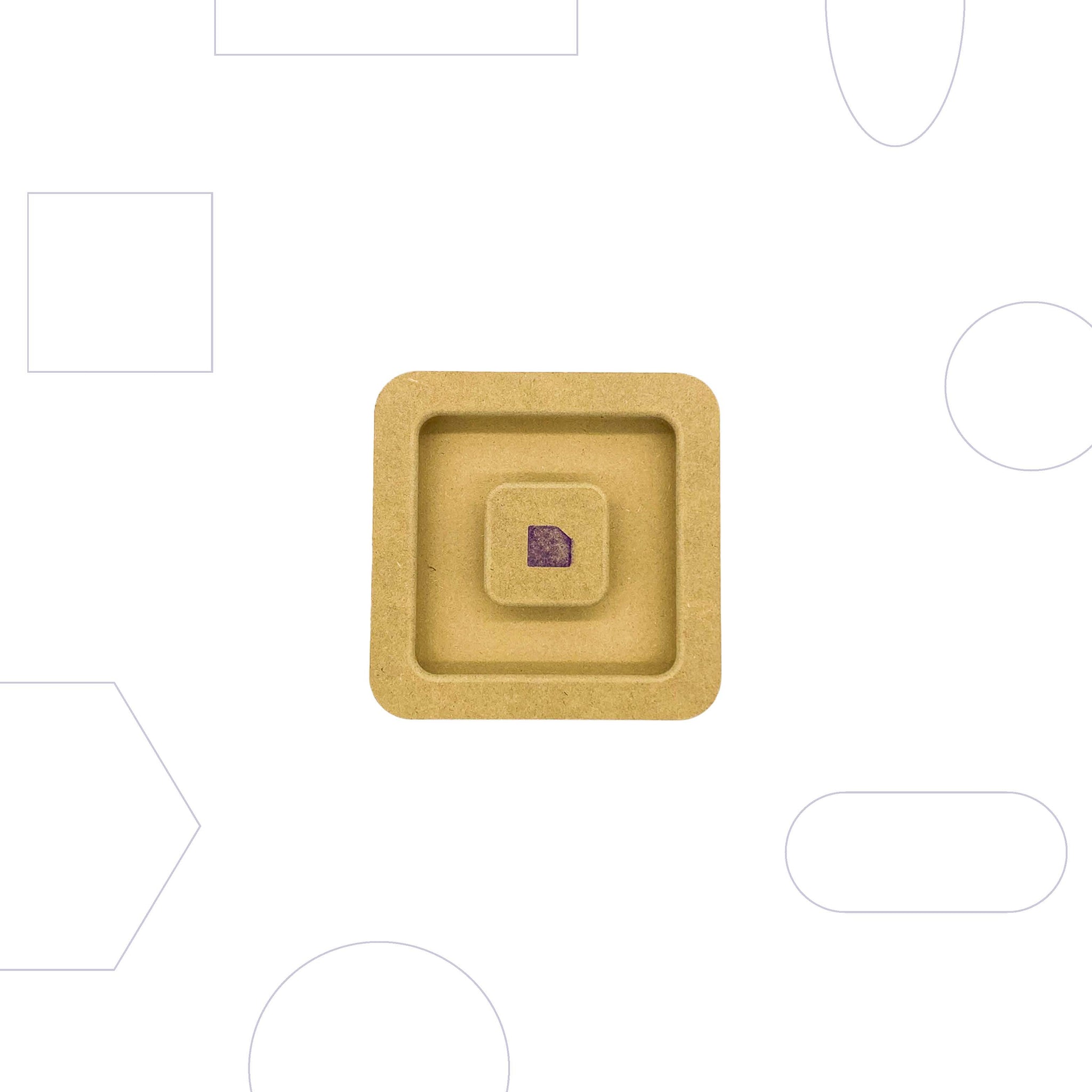 Wallie Square - 4"