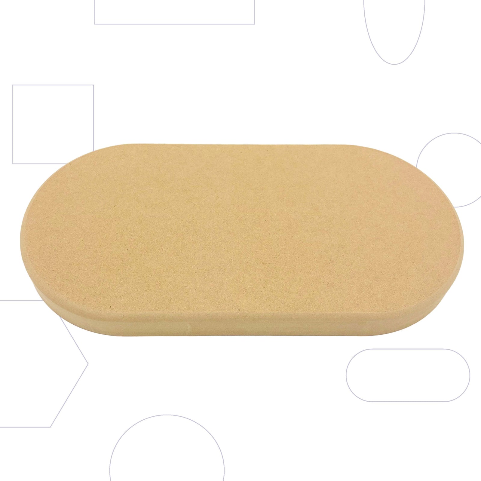 Wallie Rounded Rectangle 6x12”