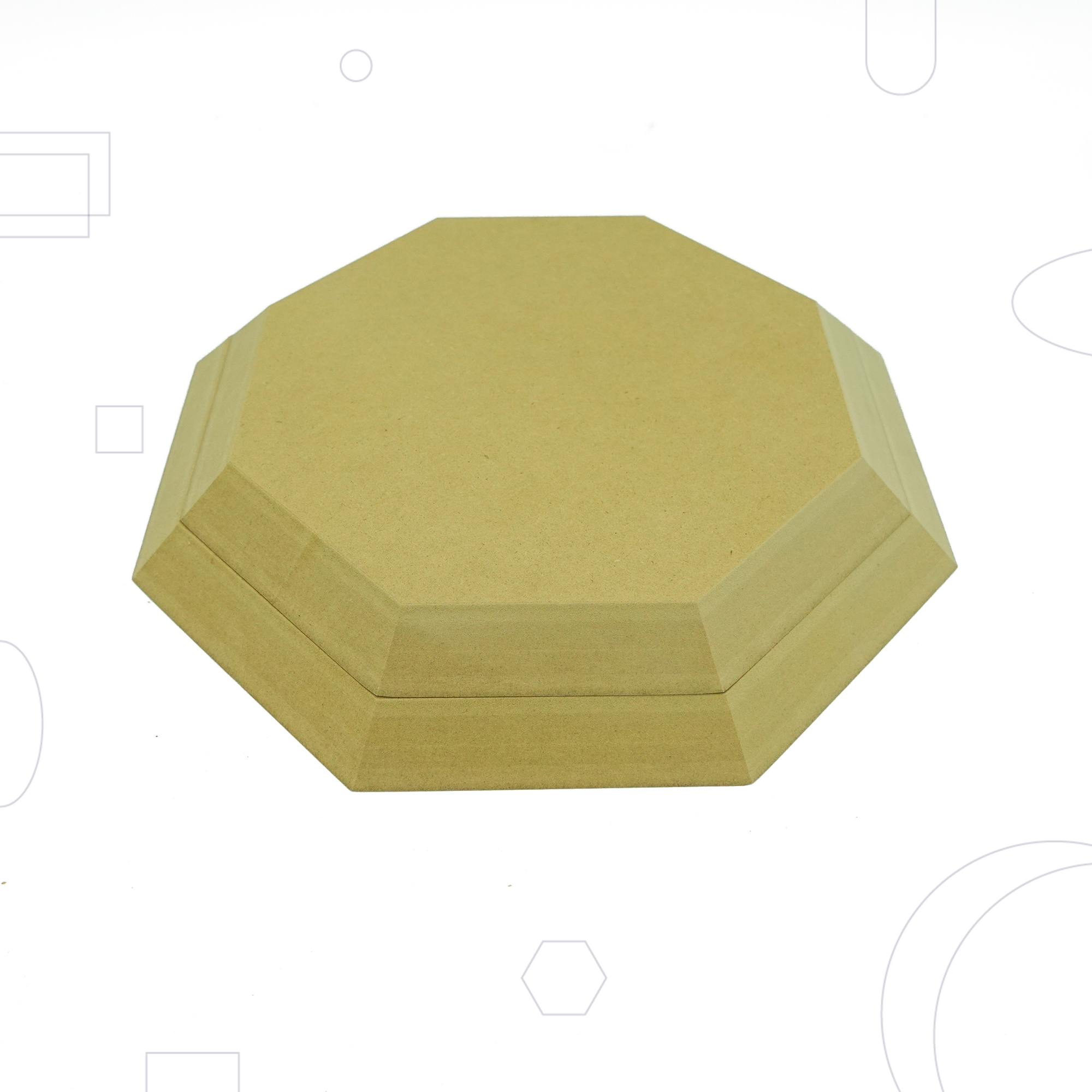 Octagon Pie Plate (2 Piece) - GR Pottery Forms