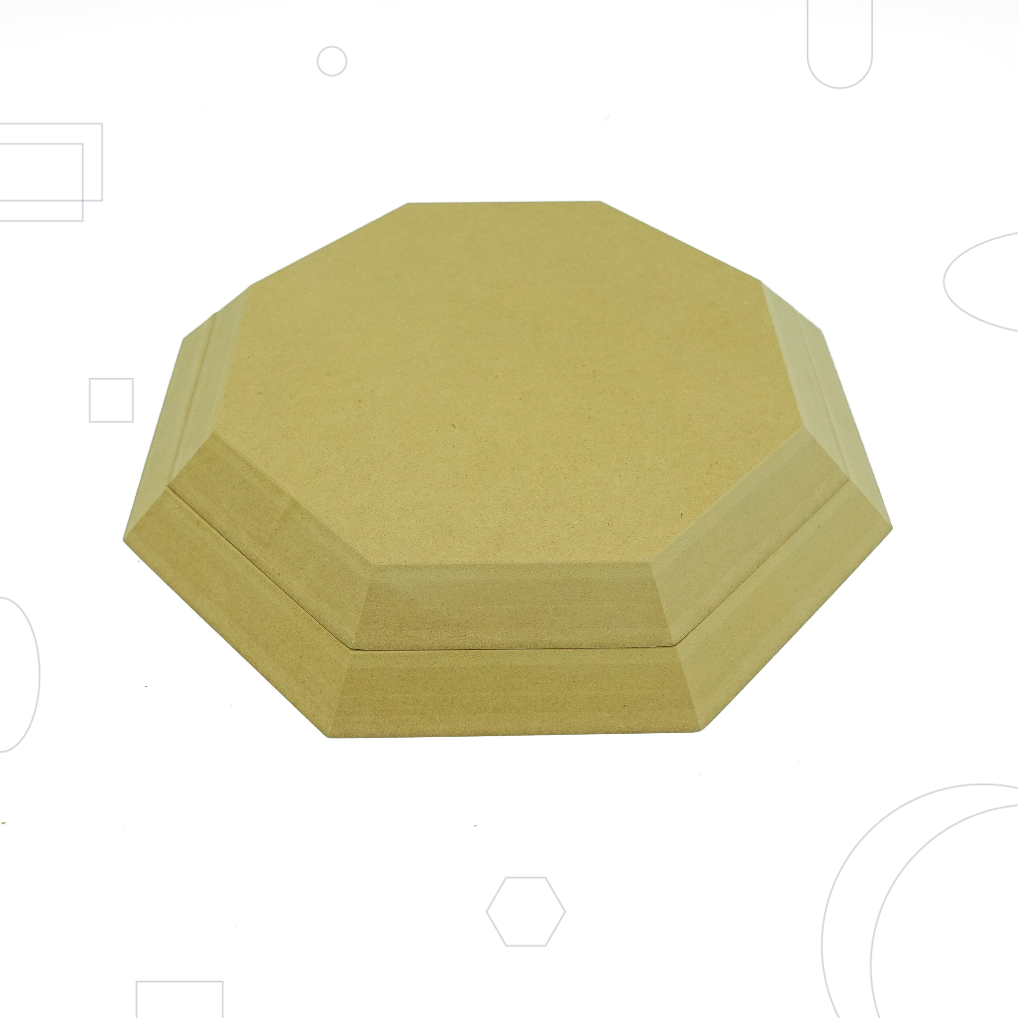 Octagon Pie Plate (2 Piece) - GR Pottery Forms