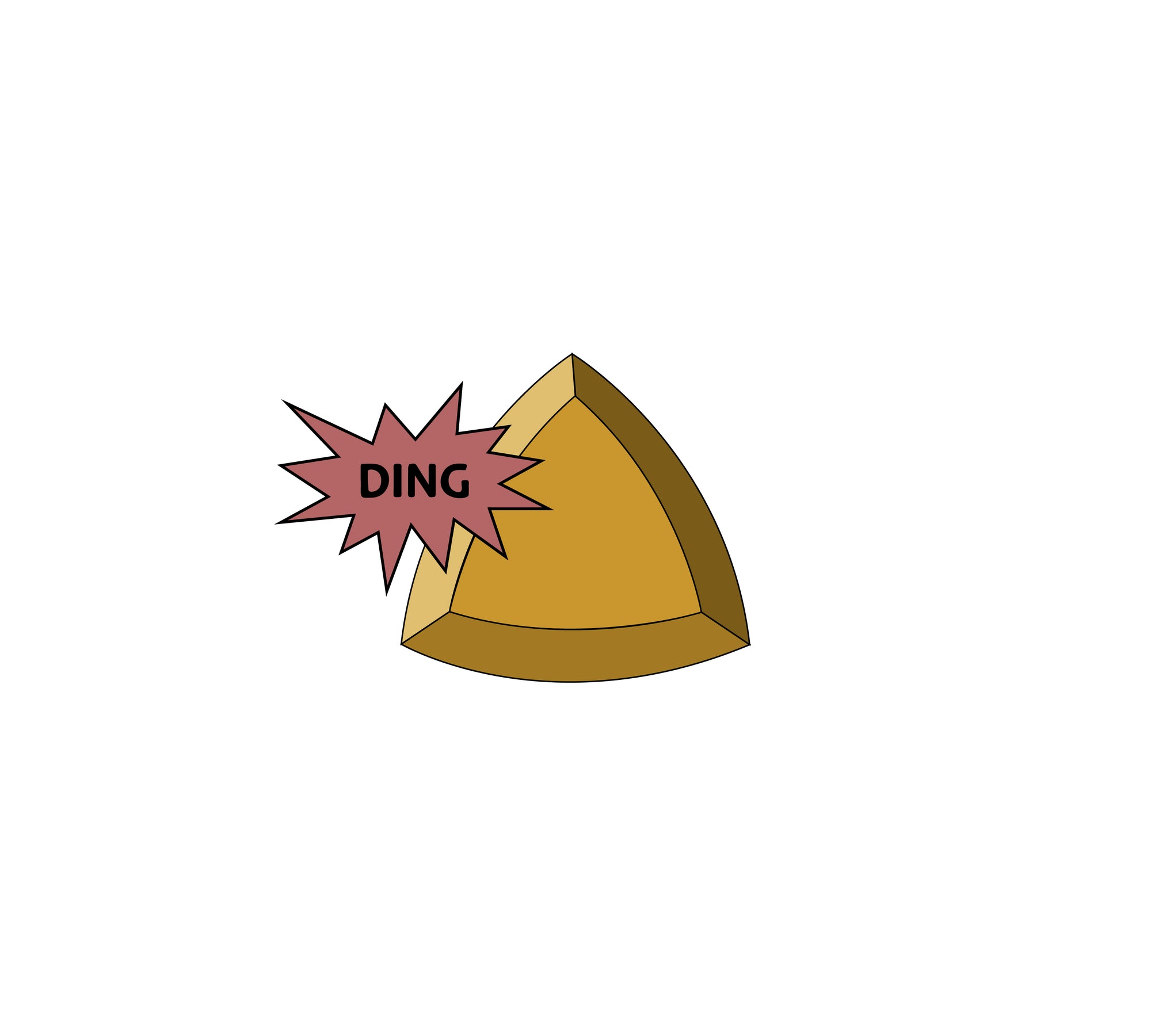 Seconds Spherical Triangle - 5" - GR Pottery Forms